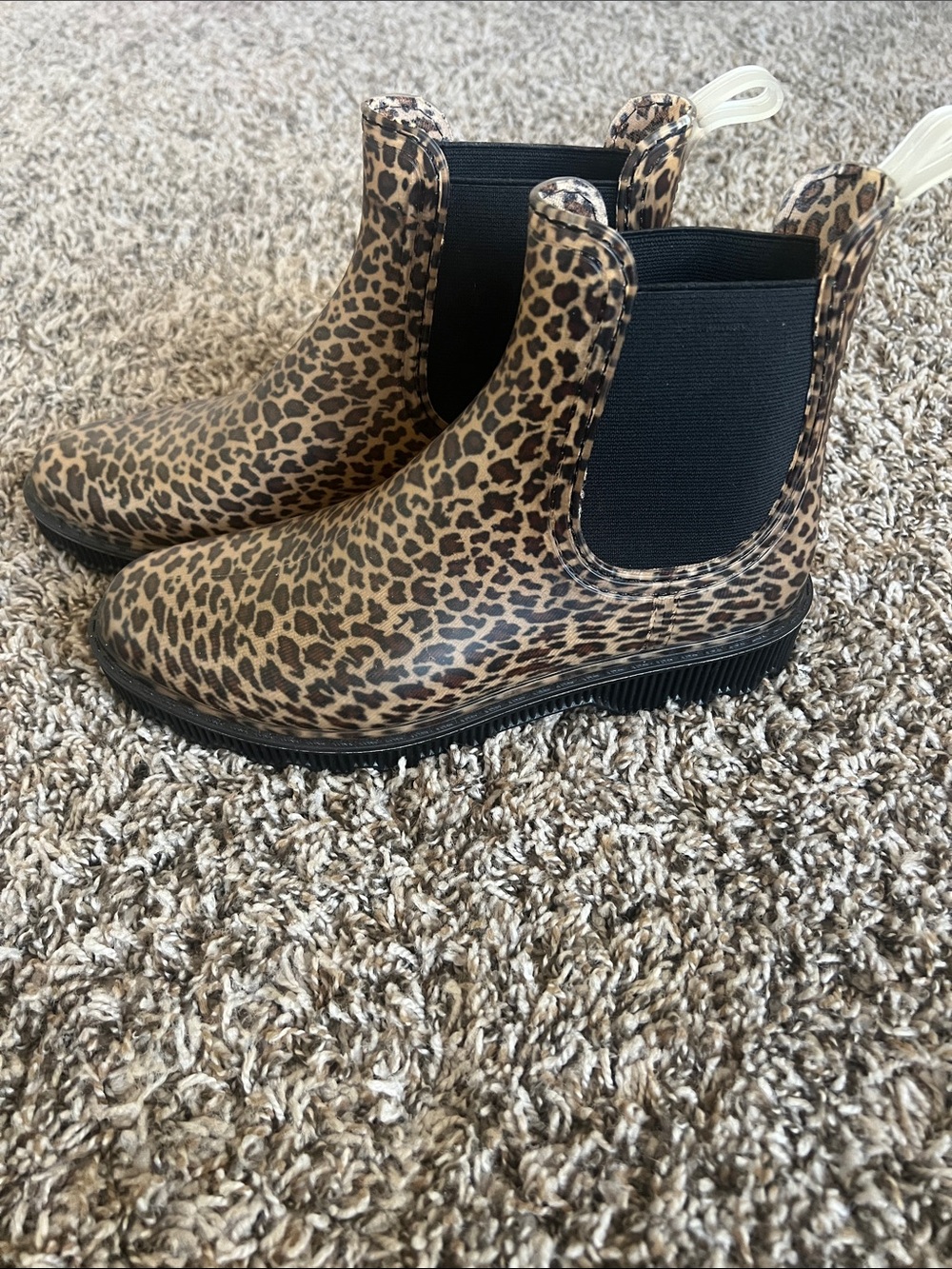 Brand New Just Fab Leopard Rainboots